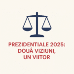 Imagine articol despre Alegerile Prezidențiale 2025: Două Viziuni, Un Viitor – Analiză Comparativă Nicușor Dan vs. George Simion