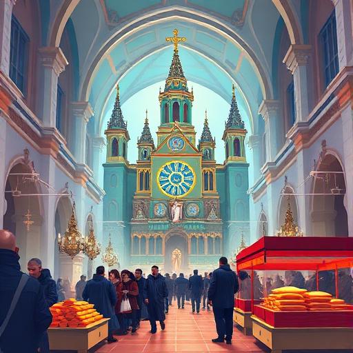 Imagine articol despre Distribuție masivă de agheasmă la Catedrala Patriarhală de Botezul Domnului