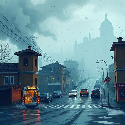 Imagine articol despre Furtuni devastatoare în România: Impactul viscolului și al vântului puternic