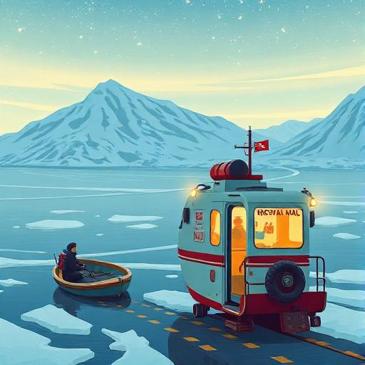 Imagine articol despre O cutie poștală Royal Mail ajunge în Antarctica, simbol al legăturii cu lumea de acasă