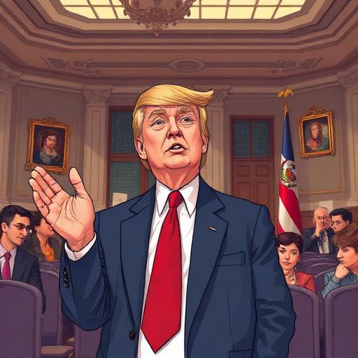 Imagine articol despre Donald Trump își anunță intenția de a vizita Ungaria în contextul alegerilor