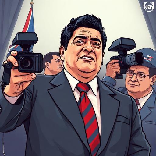 Imagine articol despre Nicolas Maduro, liderul Venezuelei, acuzat de trafic de droguri și arme în SUA