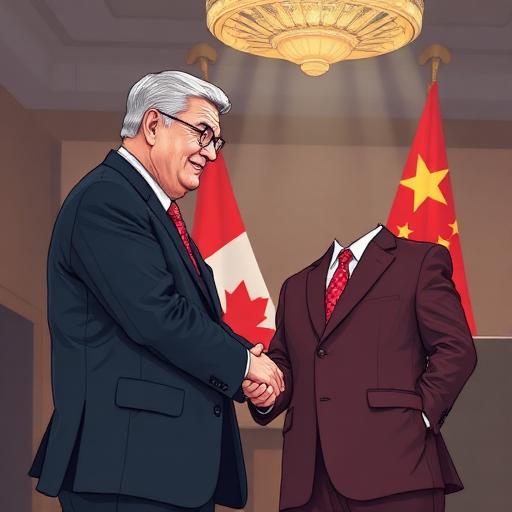 Imagine articol despre Parteneriat strategic între Canada și China: Mark Carney se întâlnește cu Xi Jinping