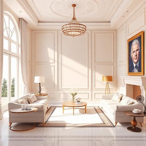 Imagine articol despre Trump dezvăluie planurile pentru o nouă Sală de Bal la Casa Albă