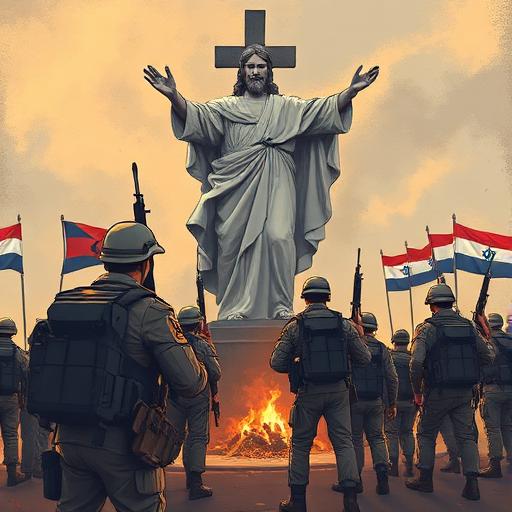 Sancțiuni pentru soldații israelieni după vandalizarea unei statui a lui Iisus în Liban