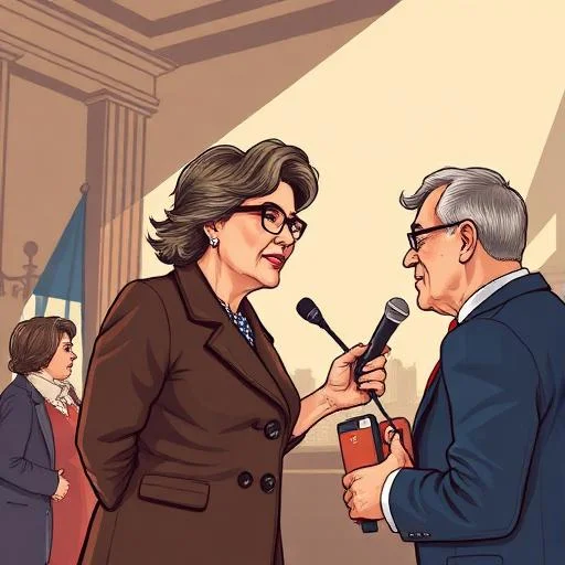 Imagine articol despre Marine Le Pen în fața instanței: un apel crucial pentru viitorul său politic