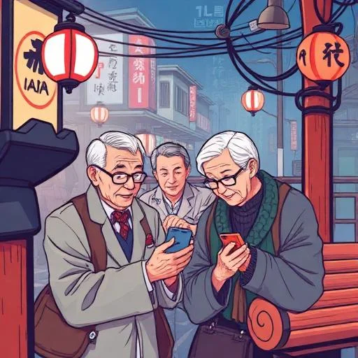 Seniorii japonezi învață să folosească smartphone-uri pentru a evita izolarea digitală